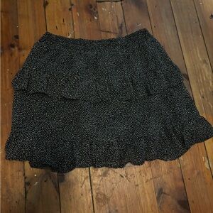 Altar'd State Black and White Mini Skirt